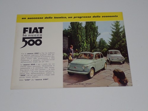 Fiat nuova 500 depliant - 500,