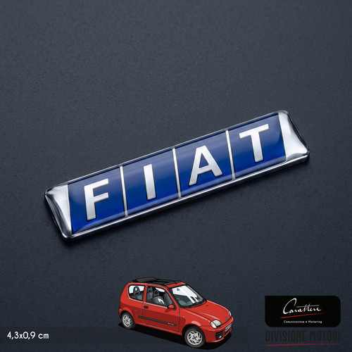 Logo resinato rilievo fiat - logo,