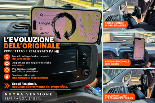 Supporto smartphone per fiat - smartphone,