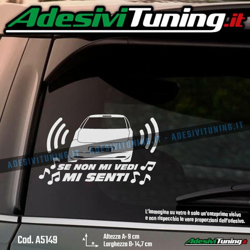 Adesivo fiat grande punto - grande,