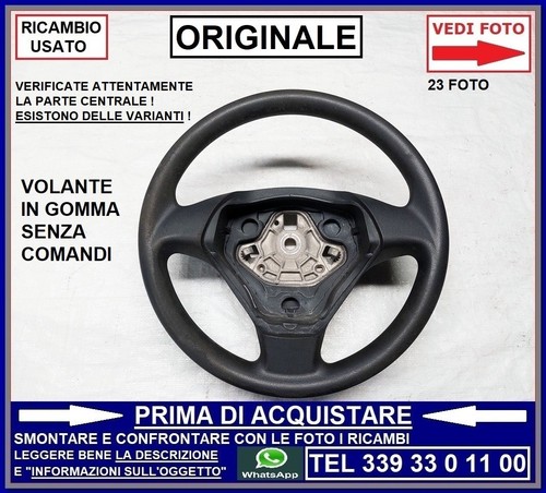 Volante sterzo gomma - volante, usato